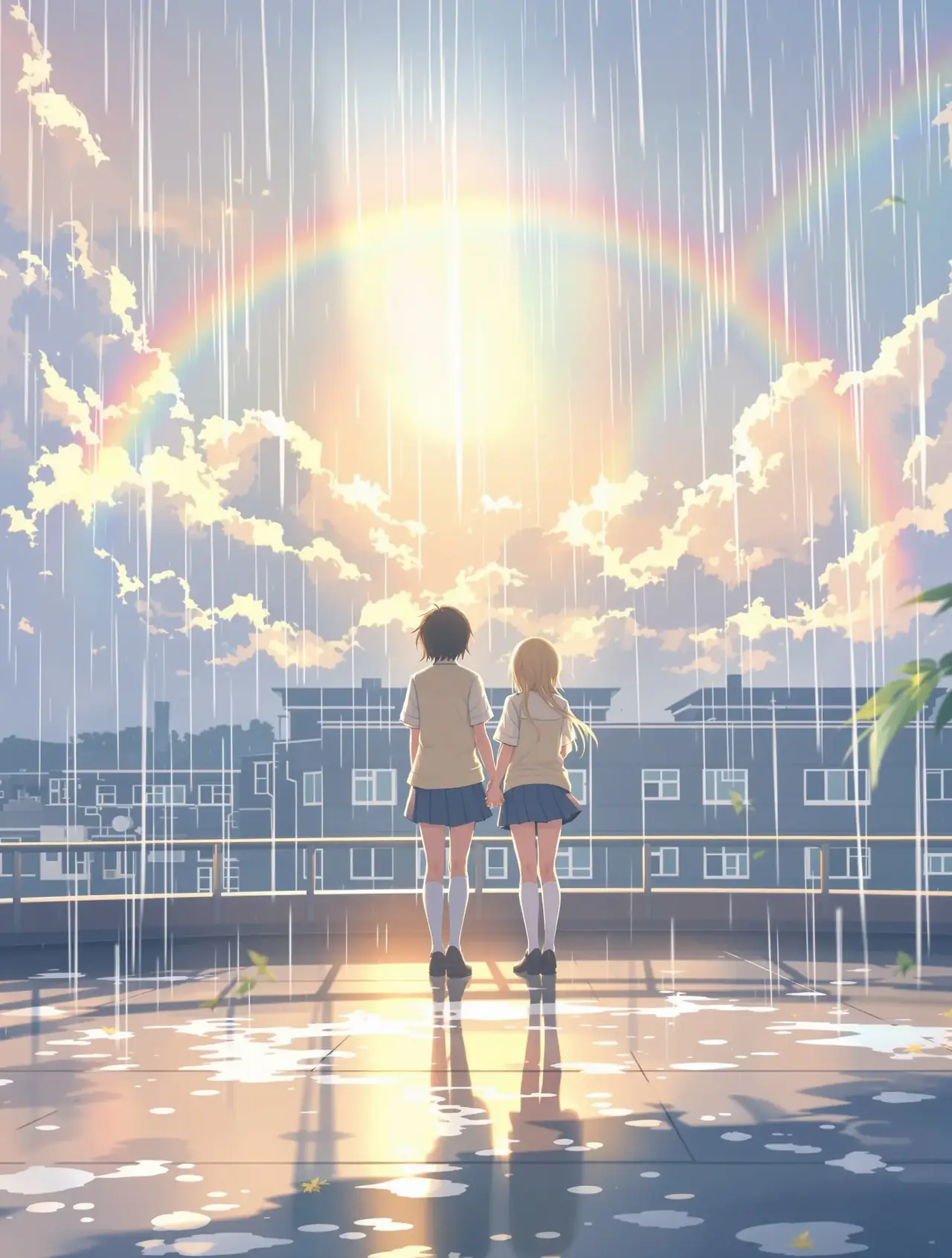 雨停之后的社团 番剧主封面，恋爱日常类型，由月白映画制作